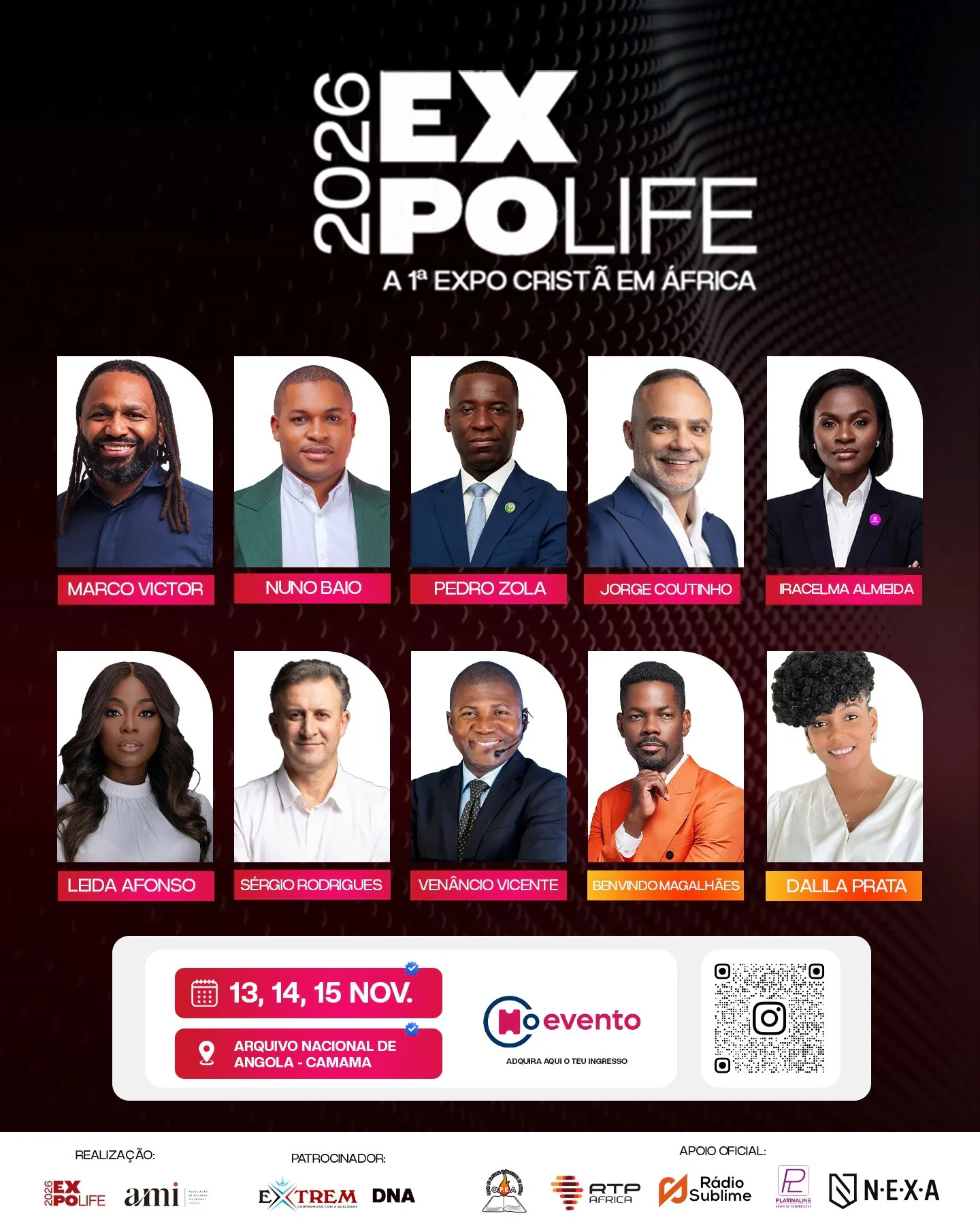 EXPO LIFE - ANGOLA | 1.ª EXPO CRISTÃ DE ÁFRICA