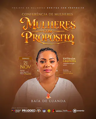 CONFERÊNCIA DE MULHERES BONITAS COM PROPÓSITO