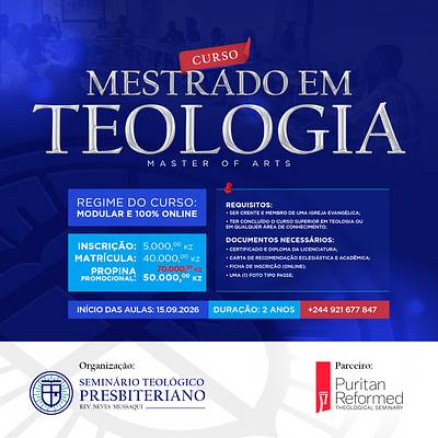 MESTRADO EM TEOLOGIA (Master of Arts)