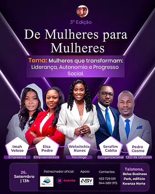 CONFERÊNCIA MULHERES PARA MULHERES
