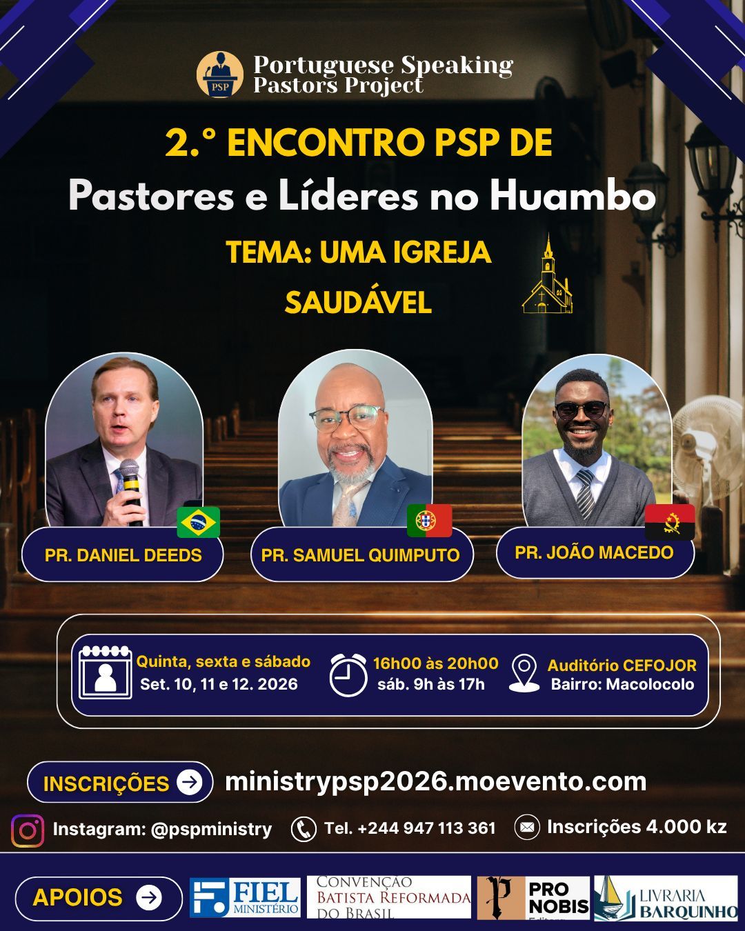 PSP - CONFERÊNCIA PARA PASTORES E LÍDERES | HUAMBO