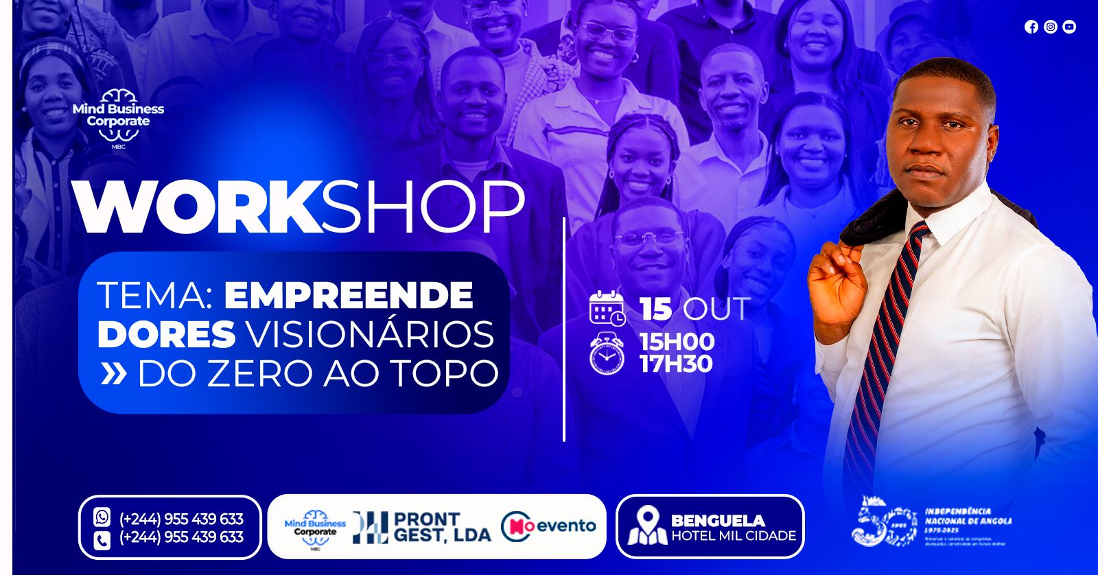 Workshop Empreendedores Visionários – Do Zero ao Topo